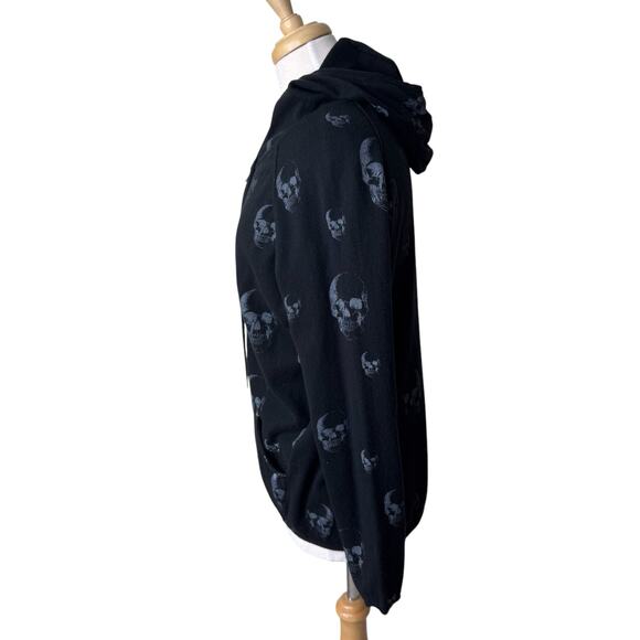 SKULL CASHERE Cotton Cashmere Full Zip Sweater Medium - Picture 11 of 11